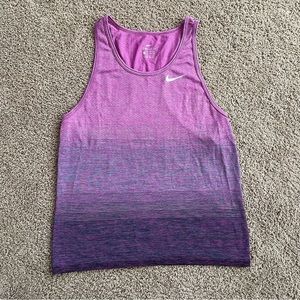 Nike Dri-Fit Purple Ombré Women’s Tank Top Size XS